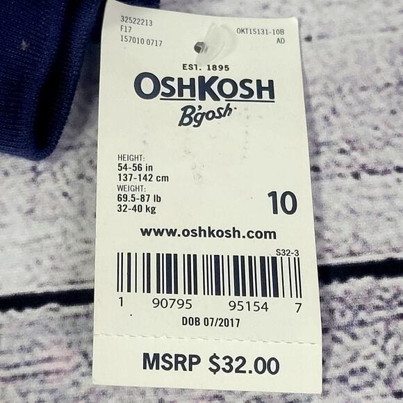 Osh Kosh B'gosh Fall Pajamas Size‎ 10 NWT - Picture 3 of 8